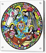 Doctors Of The Church Mandala - Mmdcm Acrylic Print