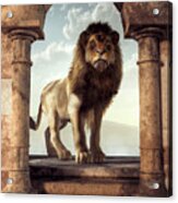 Door To The Lion's Kingdom Acrylic Print