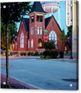 Downtown Bentonville Cityscape Acrylic Print