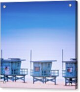 Dreamy Santa Monica Beach Acrylic Print