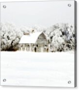 Dressed In White Acrylic Print