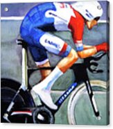 Dumoulin Wins The Time Trial Acrylic Print