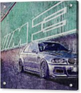 E46 Bmw M3 - Bmw M3 - Bmw - M3 - Bmw Art - Bmw Poster - Bmw Gifts - Bmw Prints - Car Poster - Racing Acrylic Print