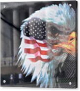 Eagle Flag Acrylic Print