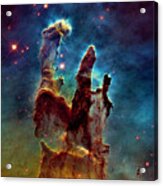 Eagle Nebula Pillars Of Creation Acrylic Print