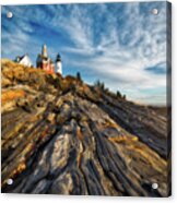 Early Morning At Pemaquid Point Acrylic Print