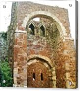 Early Norman Gatehouse Rougemont Castle Acrylic Print