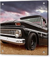 Early Sixties Chevy C10 At Sunset Acrylic Print
