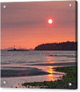 East Beach Sunset Acrylic Print