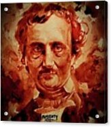 Edgar Allan Poe Portrait Acrylic Print