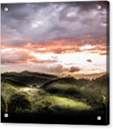 Edge Of Sunset Acrylic Print