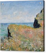 Edge Of The Cliff Pourville Acrylic Print