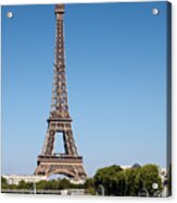 Eiffel Tower And River Seine Acrylic Print