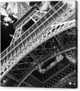 Eiffel Tower Infrared Abstract Acrylic Print