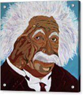 Einstein-relative Thinking Acrylic Print