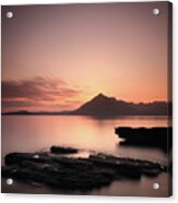 Elgol Sunset Afterglow Acrylic Print