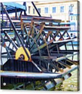 Elizabeth River Ferry Paddlewheel 1 Acrylic Print