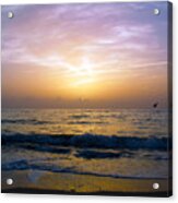 Treasure Coast Florida Tropical Sunrise Seascape B3 Acrylic Print