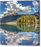 Emerald Lake Panorama Acrylic Print