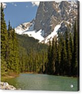 Emerald Lake Vista Acrylic Print