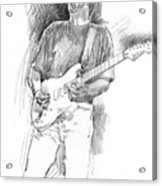 Eric Clapton Strat Acrylic Print