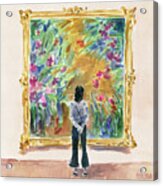 Escaping Into Monet's Garden Acrylic Print