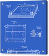 Etch-a-sketch Patent - Blueprint Acrylic Print