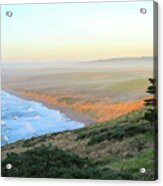 Evening Beach View At Point Reyes Acrylic Print
