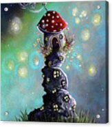 Fairy Paintings - Home For The Night Acrylic Print