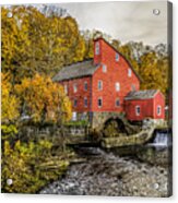 Fall Color At The Red Mill Acrylic Print