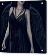 Fallen Angel - Dark And Gothic Acrylic Print