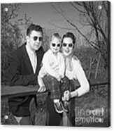 Family Portrait With Sunglasses, C.1950s Acrylic Print