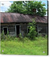 Farmhouse Abandoned Front View Acrylic Print