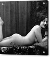 Female Nude Vintage Erotic Photo Acrylic Print