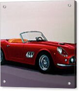 Ferrari 250 Gt California Spyder 1957 Painting Acrylic Print