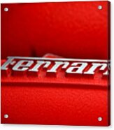 Ferrari Intake Acrylic Print
