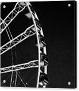 Ferris Wheel At Navy Pier, Chicago No. 1-2 Acrylic Print