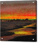 Fiery Sunset Acrylic Print