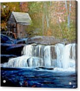 Finding The Living Waters Original Acrylic Print