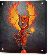 Fireball Dragon Acrylic Print