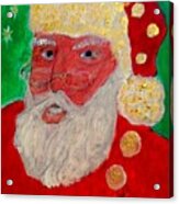 First Santa Claus 1773 Acrylic Print