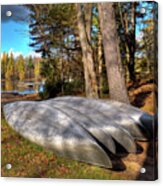 Five Canoes At Woodcraft Camp Acrylic Print