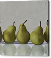 Five Pears Acrylic Print