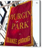 Flag Of The Historic Durgin Park Restaurant Acrylic Print