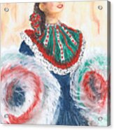 Flamenco Acrylic Print