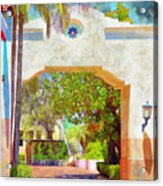 Flat Arch In Santa Barbara Acrylic Print