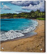 Fleming Beach Maui Acrylic Print