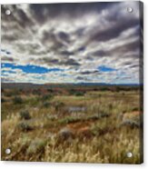 Flinders Ranges Fields Acrylic Print