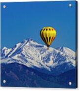 Floating Above The Mountains Acrylic Print