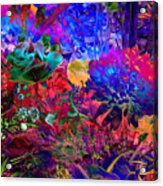 Floral Dream Of Summer Acrylic Print